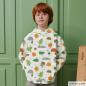 Preview: Baumwolljersey mit Waldtierchen und Waldmotiven auf Ecru